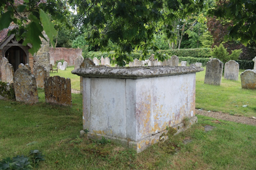 Elizabeth Barlow's tomb