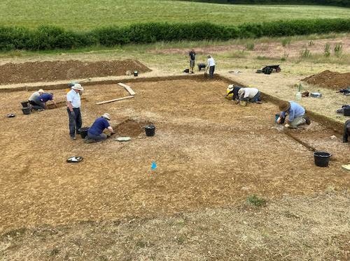 Excavation of a Bronze Age Barrow at Hinton Ampner