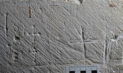 Crosses on the chancel arch