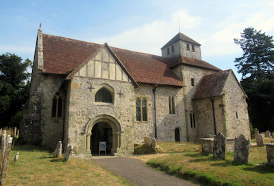 Exterior of St Marys, Breamore