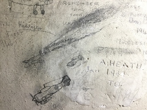 Aircraft graffito