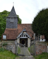 Exterior of All Saints, Houghton