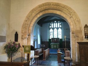 Norman chancel arch