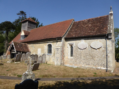 Exterior of St Andrew's church, Timsbury