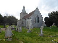 Exterior of Goodworth Clatford church