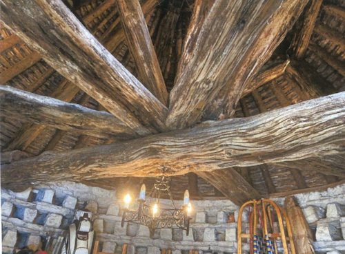Roof structure of a dovecote