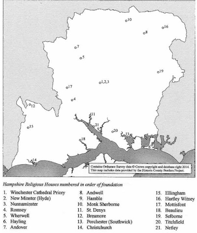 Religious Houses in Hampshire